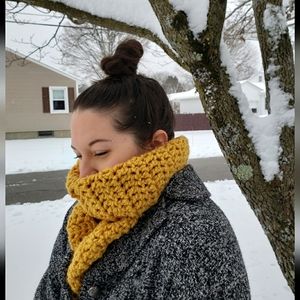 Handmade Mustard Scarf